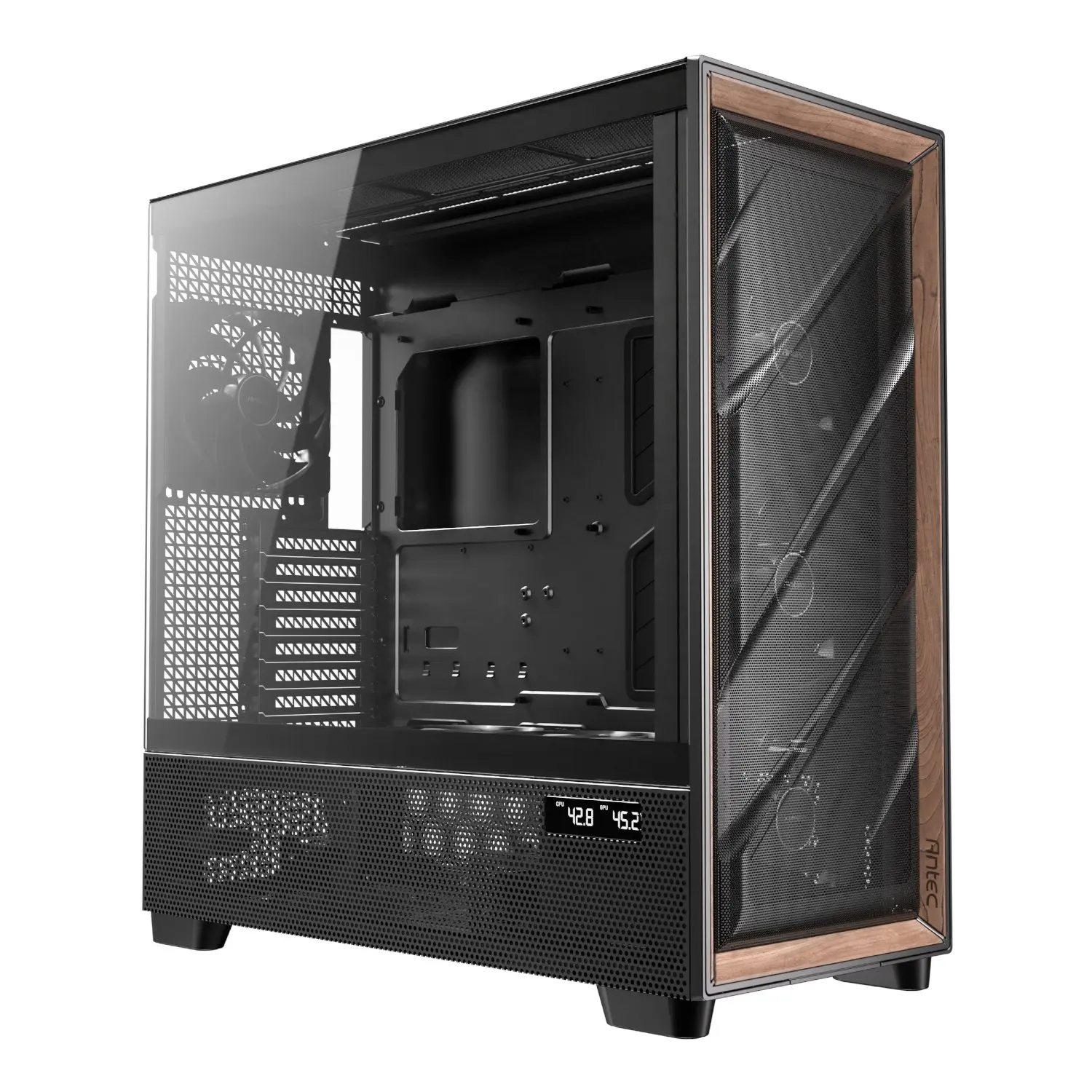 Antec FLUX PRO E-ATX Full Tower Gaming Chassis – Black