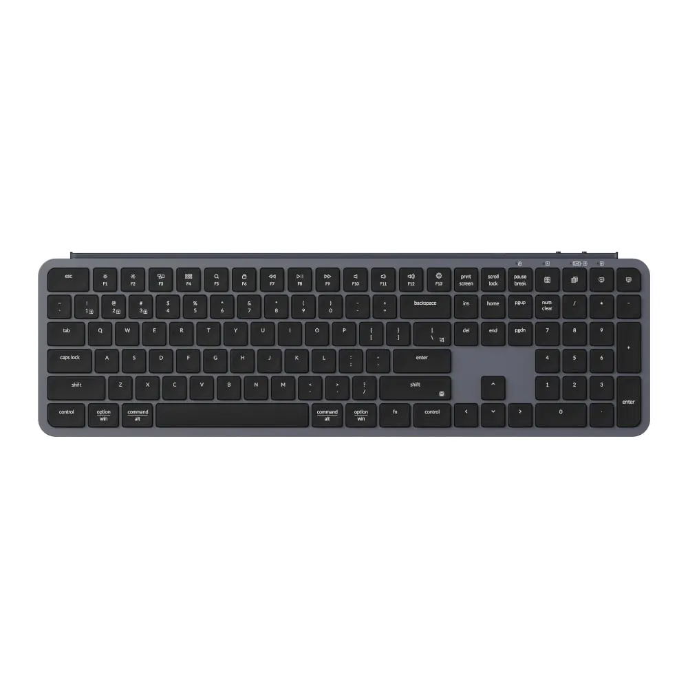 Keychron B6 Pro Ultra-Slim 100% Wireless Keyboard – Space Grey