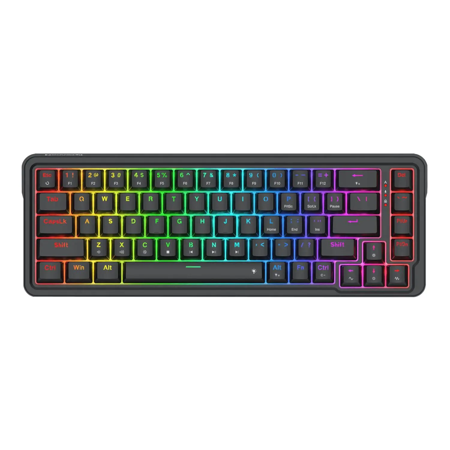 Redragon NOVA K709 65% Wired Gasket RGB Gaming Keyboard - Black