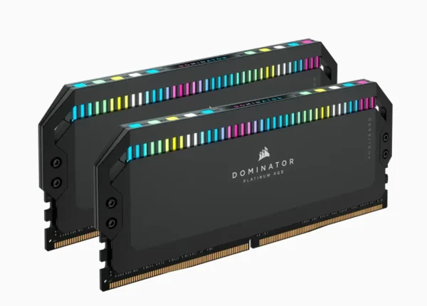 CORSAIR DOMINATOR RGB DDR5 64GB (2 x 32GB) DDR5 5600 CL40-40-40-77 1.25V Intel XMP & AMD EXPO - GREY