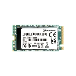 Transcend 256GB MTE400S PCI-E GEN 3x4 M.2 2242 SSD 3D TLC - 2000 MB/s Read 1000 MB/s Write - 100 TBW