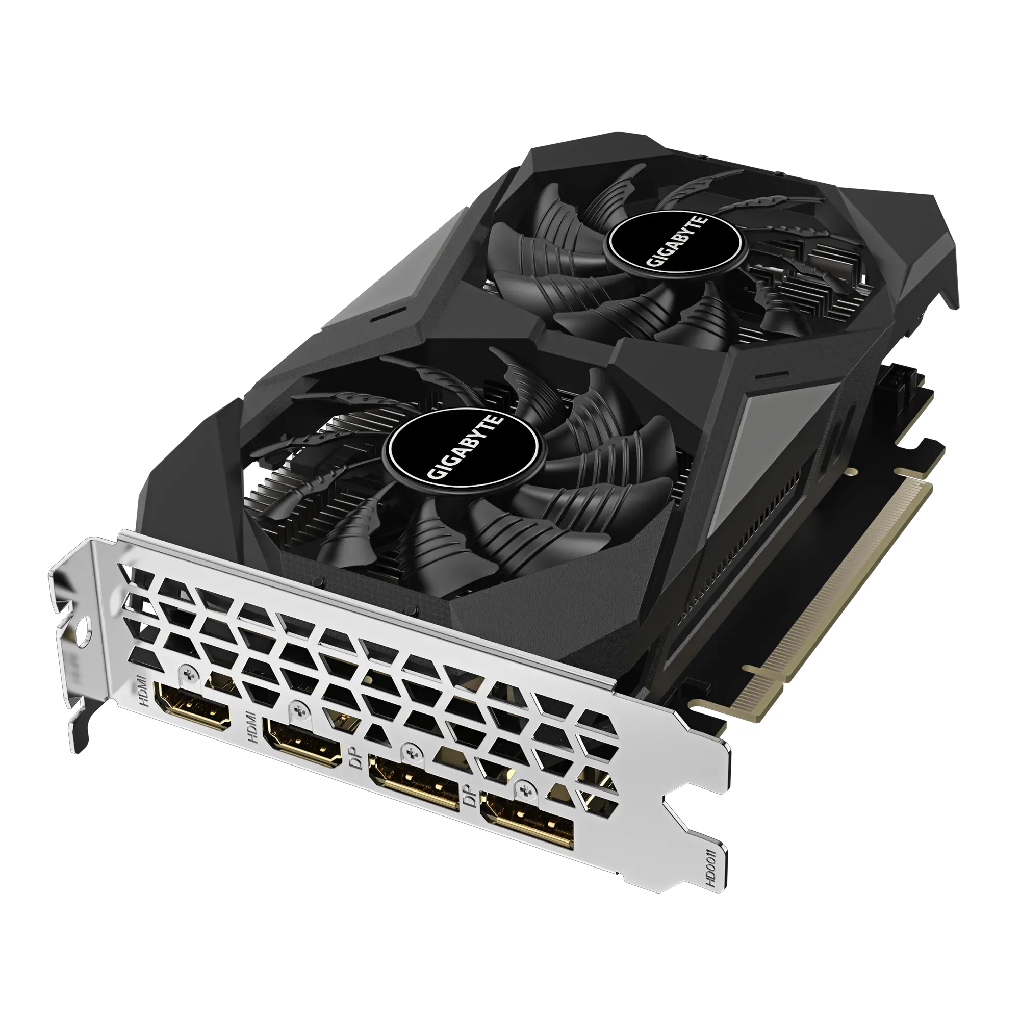 GIGABYTE nVidia GeForce RTX 3050 Windfore OC - 6GB GDDR6; 96-Bit Memory Bus; PCI Express 4.0; 2x HDMI; 2x DisplayPort.