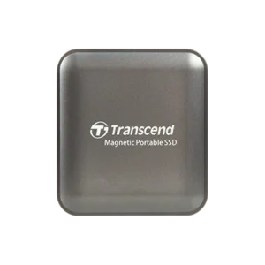 TRANSCEND 1TB ESD420C USB3.2 TYPE C (USB 20Gbps) MAGNETIC PORTABLE SSD MagSafe Compatiable R/W up to 2000MB/s - Iron Grey