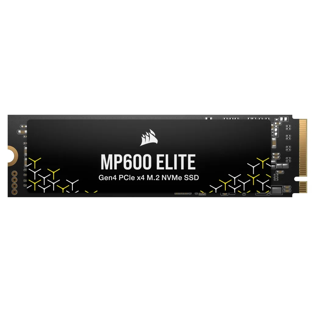 Corsair MP600 ELITE 1TB Gen4 PCIe x4 NVMe M.2 SSD (no heatsink); Read Up To 7000MB/s; Write up to 6200MB/s