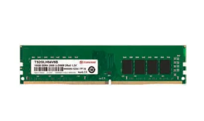 TRANSCEND 16GB DDR4-3200 ECC DIMM 2Rx8 2Gx8 CL22 1.2V