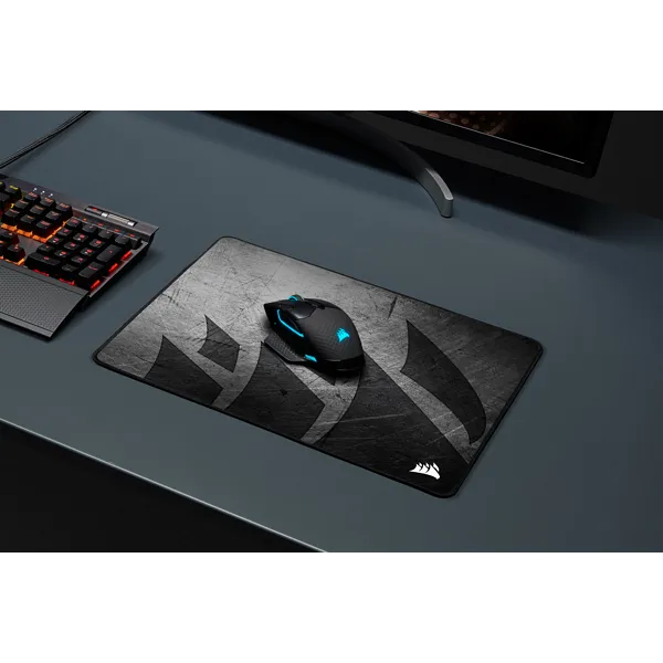 Corsair MM300 PRO Premium Spill-Proof Cloth Gaming Mouse Pad – Medium; Black - 360mm x 300mm x 3mm.