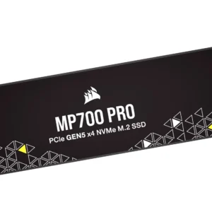 Corsair MP700 PRO 1TB M.2 NVMe PCIe Gen. 5 x4 SSD (no heatsink); Read Up To 11 700MB/s; Write up to 9600MB/s