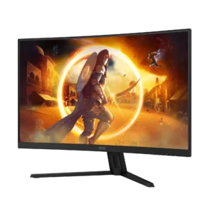 AOC-CQ32G4VE Gaming Monitor|Curved 32 inch|VA QHD 2560x1440 180Hz|1ms|HDMI DP|VESA|Low Blue Model | Adaptive Syn|3YR Warranty