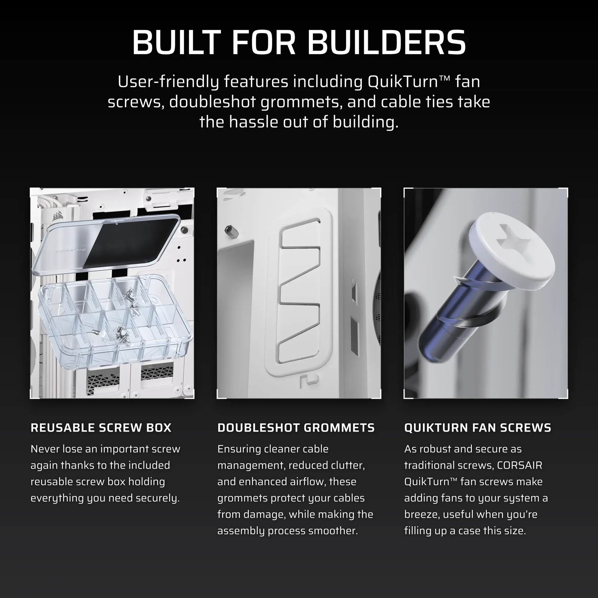 5000T Mid-Tower PC Case; White