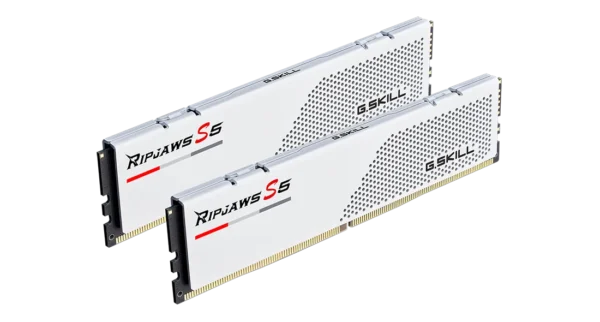 G.Skill RipjawsS5 DDR5-6000MHz CL32-38-38-96 1.35V 32GB (2x16GB) - White