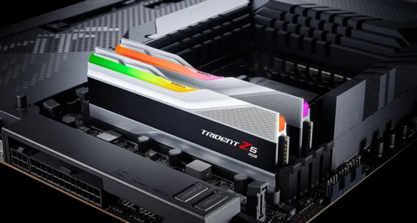 G.Skill Trident Z RGB DDR5-6000 MT/s CL40-40-40-96 1.35V 32GB (2X16GB) - Silver