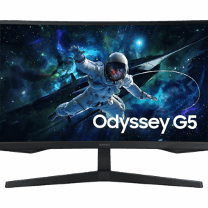 Samsung LS32CG552 32'' Odyssey G5 QHD Curved Monitor; 16:9; 1000R; 2560x1440 resolution; 165Hz; 2500:1 Static; 1ms (MPRT); 178°/
