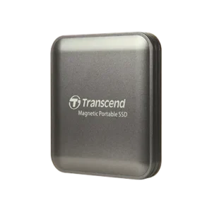 TRANSCEND 2 TB ESD420C USB3.2 TYPE C (USB 20Gbps) MAGNETIC PORTABLE SSD MagSafe Compatiable R/W up to 2000MB/s - Iron Grey