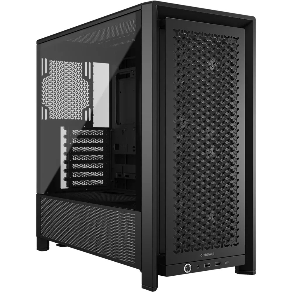 FRAME 4000D RS Black Mid-Tower PC Case; 2x 3.5'' | 2x 2.5'' Drive Bays; Up to 360mm Radiator compatible; 3x RS Fans Incl
