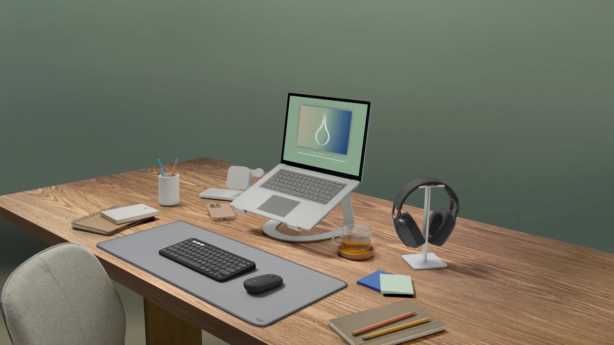 LOGI Pebble Mouse 2 M350s 910-007015