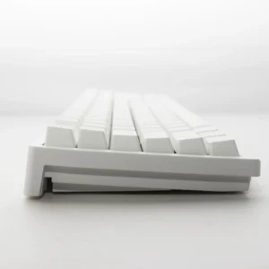 Ducky Keyboard Zero 6108 100% Mechanical Wireless Keyboard; RGB; USB 2.0 / 2.4GHz / BT - White - Cherry MX2A Blue switches.