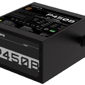 Gigabyte PSU P450B Bronze Certified 450W - 3 Year Warranty; 24/20-pin x 1; CPU 4+4-pin x 1; PCI-E 6+2-pin x 2; SATA x 6; Peri x3
