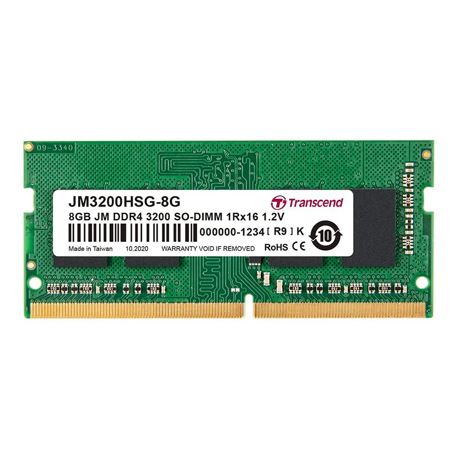 TRANSCEND JET MEMORY 8GB DDR4-3200 SO-DIMM 1RX8