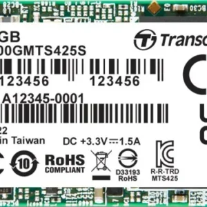 TRANSCEND 500GB MTS425S M.2 SATA 3 2242 SSD - CACHELESS TLC